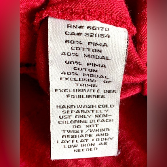 ANTHROPOLOGIE RED TIERED RUFFLE CAMISOLE TOP TANK BLOUSE TULLE COTTON MODAL SM - Picture 5 of 6